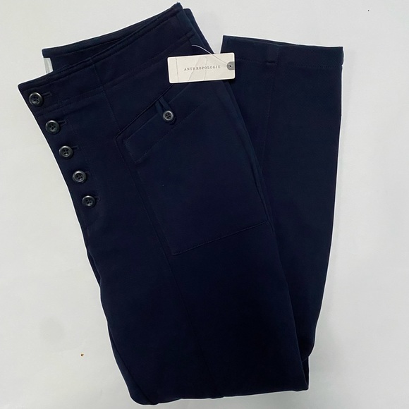 Anthropologie Bryson Tapered Ankle Button Fly pant - Picture 5 of 8